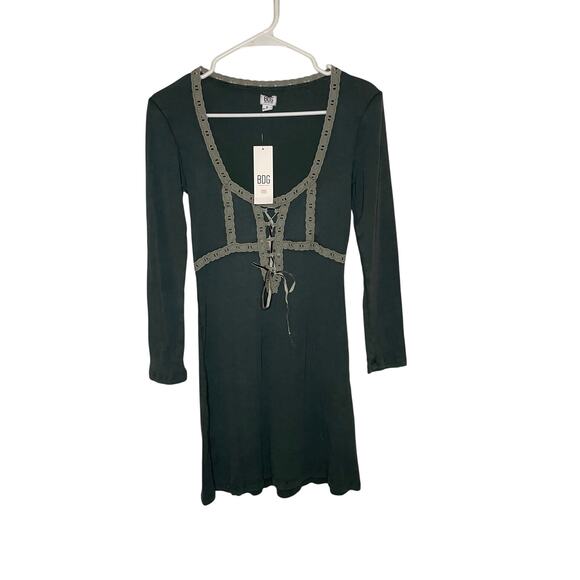 BDG Maxeene Crochet Trim Mini Dress from Urban Outfitters - Picture 2 of 8